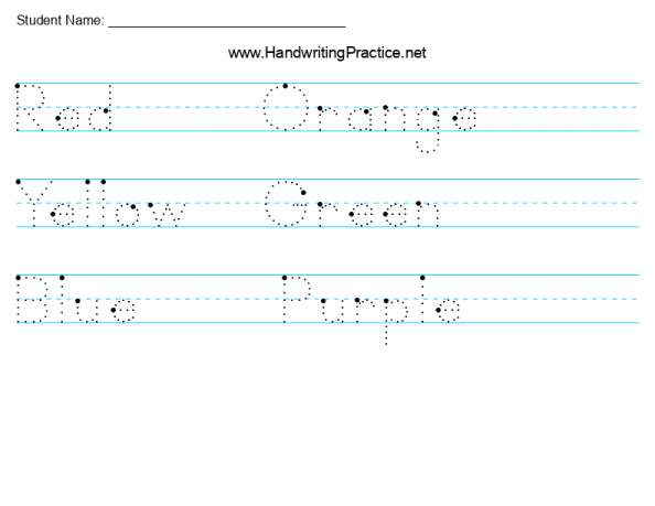 Handwriting Practice Worksheet  Handwriting practice worksheets, Handwriting  worksheets for kids, Handwriting practice