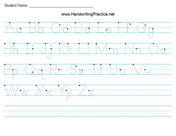 Cursive Handwriting Worksheets - HandwritingPractice.net
