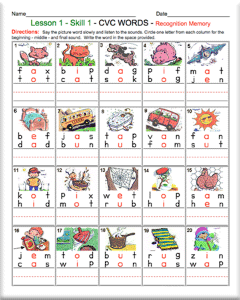 writing worksheets phonics